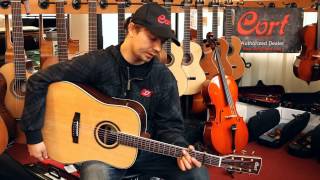 Video thumbnail for Cort Earth 1200 Nat by Cort Guitars