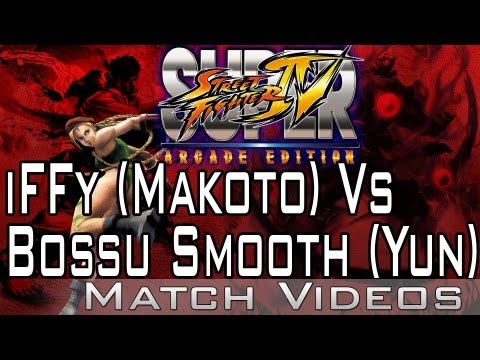 iFFy (Makoto) Vs Bossu Smooth (Yun) SSF4 AE 2012 Match Video 1080p HD Super Street Fighter 4