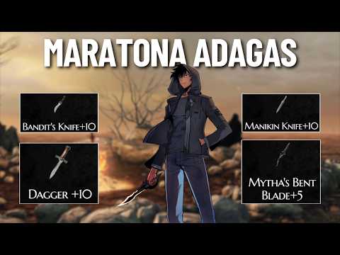 Dark Souls 2 usando apenas ADAGAS - Maratona Souls