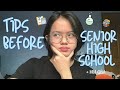 TIPS BEFORE SENIOR HIGH SCHOOL 📚 + MINI Q&A || Dana Jen