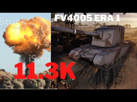 Wot console FV4005 STAGE2  11.3K 4 Kills Mastery