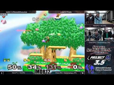 IMDB12 - Kels + Vro vs Chexr + Aarosmashguy - Melee Doubles Losers Finals