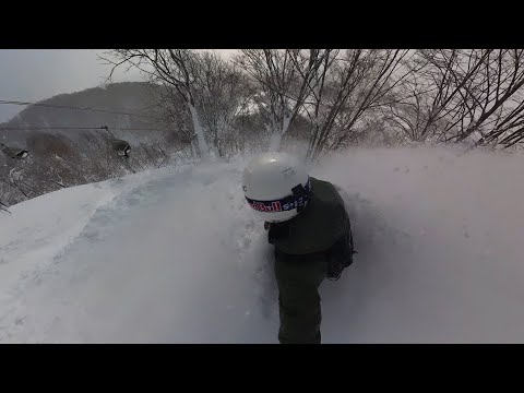 4K Niseko (Annupuri) EPIC Powder Runs- 1M Snow Storm