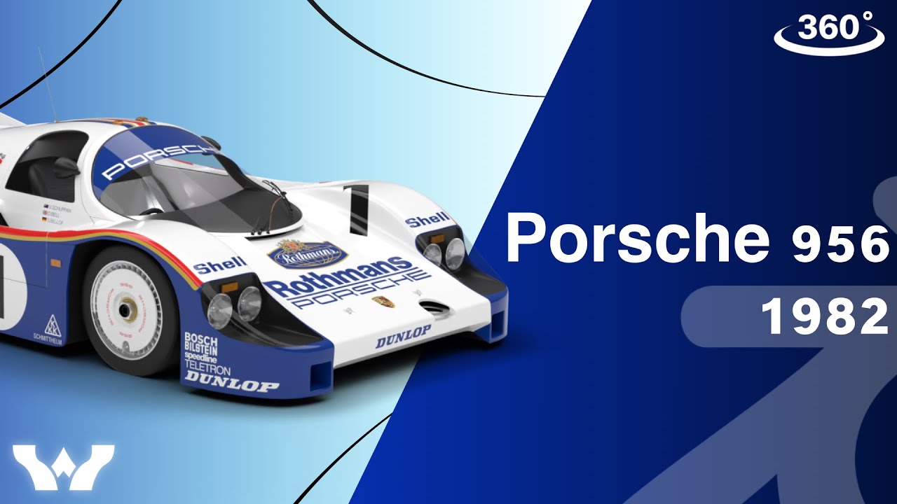 Porsche 956 Grupa C 1982 Siedziba Rothmans Racing Model 3D