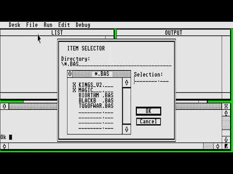 ATARI ST MAGIC 1 BAS ST BASIC MIND READER James H Burness DISK Tug a war