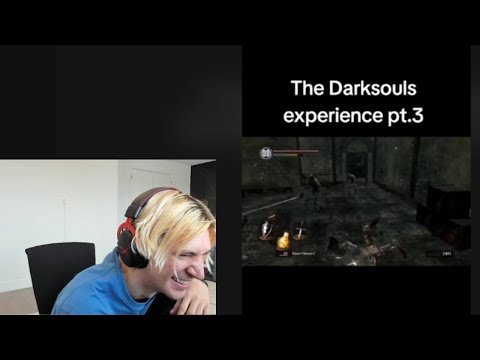xQc Dies Laughing at "The Darksouls Experience"