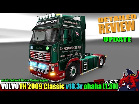 ETS2 | truck mod "Volvo FH Classic 2009 v18.3r ohaha" (1.30) from Pendragon - review