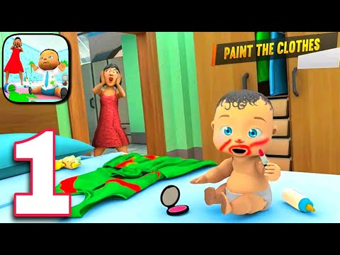 Virtual Baby Family : Mother Life Simulator Gameplay Walkthrough Part 1 - Mess With Alice
