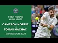 Cam Comes Through Test | Cameron Norrie vs Tomas Machac | First Round Highlights | Wimbledon 2023