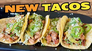 BETTER Than a FOOD TRUCK - BBQ Chicken Street Tacos with Easy Mexican Coleslaw