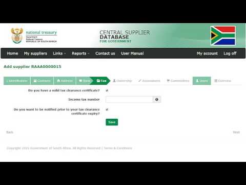 CSD Tutorial 6 How to Add Tax Information