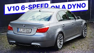 How Much Power Does a High-Mileage V10 BMW E60 M5 Make?
