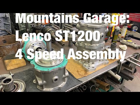 Mountains Garage: Lenco ST1200 4 Speed Transmission Assembly