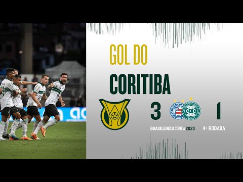 BAHIA 3 X 1 CORITIBA  | Brasileiro 2023 | Gol do Coritiba