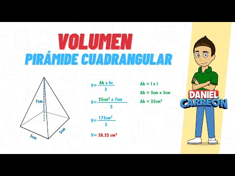 VOLUME OF A QUADRANGULAR PYRAMID Super easy - for beginners