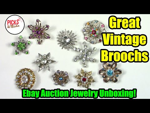 Unboxing Great Brooches won on Ebay Auction!