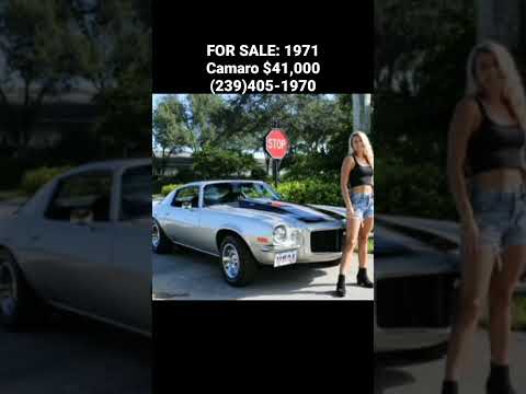 FOR SALE: 1971 Camaro (239) 405-1970 #fyp #foryou #forsale #shorts #camaro #70s