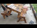 Banca Transformable En Mesa O Mesa Banca Plegable 09