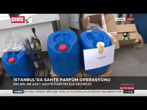 İstanbul'da Sahte Parfüm Operasyonu 23.12.2020 TURKEY