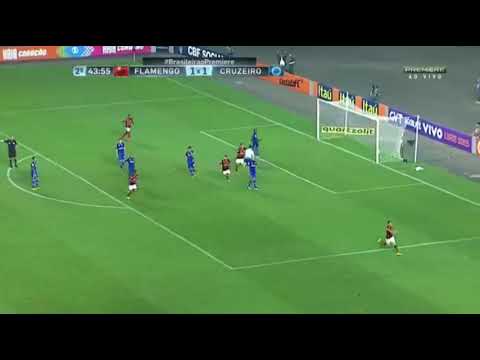 Gol de mancuello pelo Flamengo contra o Cruzeiro na voz de Luís penido 2016