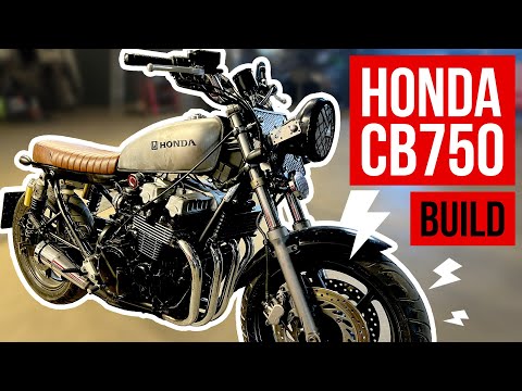 Honda CB750 seven fifty 1992 ✯ scrambler motorcycle build ✯
