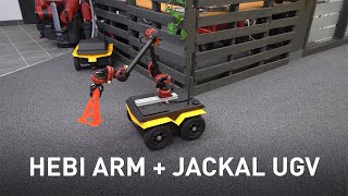 Jackal UGV & HEBI Robotic Arm Demo
