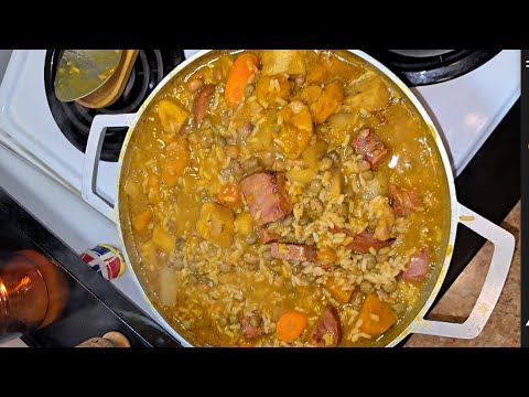 Rice and Guandules Soup| Chambre De Guandules| Delicious  Dominican Comfort Food| #dinner #dominican