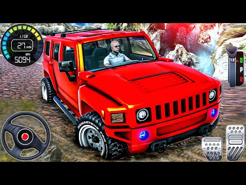 Offroad Jeep Driving Simulator 3D - Real 4x4 Hummer Luxury SUV Driver - Android GamePlay