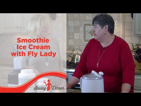 Smoothie Ice Cream with Saving Dinner's Leanne Ely and FlyLady