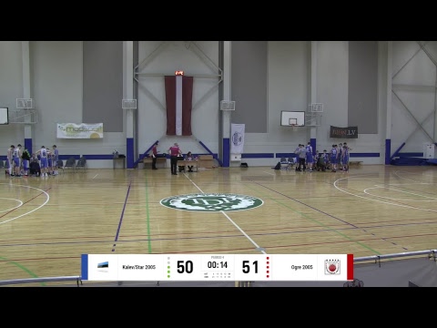 BBBL boys U14 Kalev/Star 2005  VS  Ogre 2005
