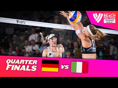 Ittlinger/Grüne vs. Gottardi/Orsi Toth, R. - Quarter Final Highlights | Hamburg 2025 #BeachProTour