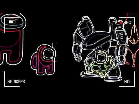 Mini Crewmate Kills AVATAR Characters | Among Us neon skin