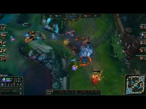 League of Legends - Fissp 1v3: Volibear vs Lee Sin, Nautilus and Ezreal