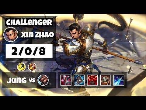 Xin Zhao vs Udyr OCE Challenger JUNGLE (2/0/8) - v11.11