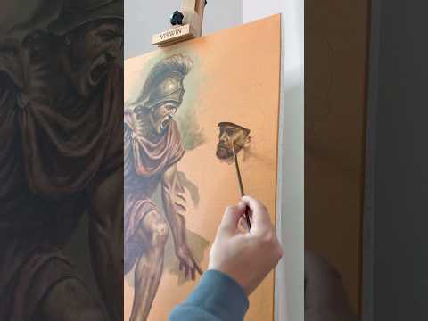 Face work on Patroclus