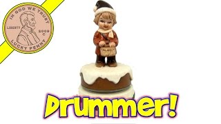 Little Drummer Boy Song Wind-Up Music Box Christmas Music