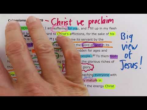 Colossians 1:24-29 // Christ we Proclaim