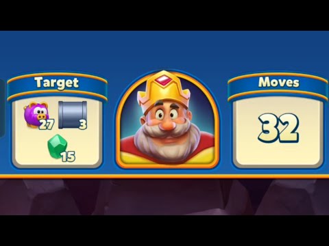 THE ROYAL MATCH || Official Gameplay || Super Hard Level  1614 _ 1617 🏵️❄️🌹#RoyalMatch