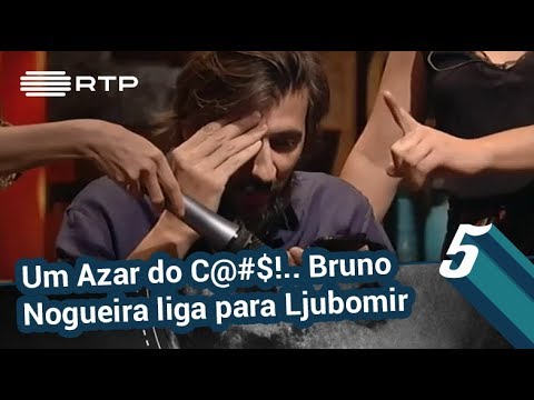 Um Azar do C@#$!.. Bruno Nogueira liga para Ljubomir Stanisic | 5 Para a Meia-Noite | RTP
