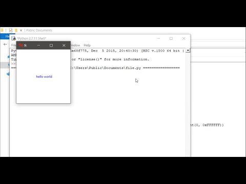 Python Tkinter Tutorial Random Color And Text On Label