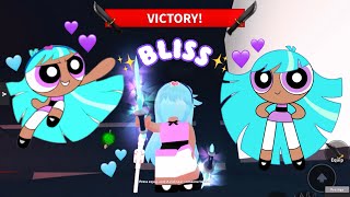 PLAYING MM2 AS BLISS 💜🩵 (IPAD PRO GAMEPLAY)