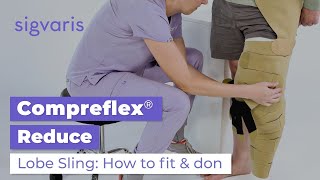 Product video: Sigvaris Compreflex Reduce Lobe Sling Compression Wrap