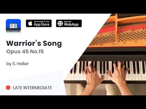 "Warrior's Song" 25 Etudes Mélodiques Op. 45 No. 15 by S. Heller