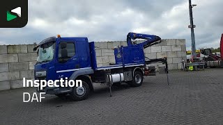 DAF LF 260 LF 4X2 Hiab 111 B-2 HIDUO Crane Kran Remote control Autom açık kasa kamyon | Görüntü 4 - Autoline