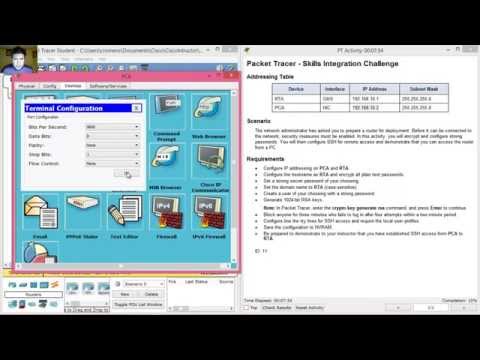 11.6.1.2 Packet Tracer - Skills Integration Challenge