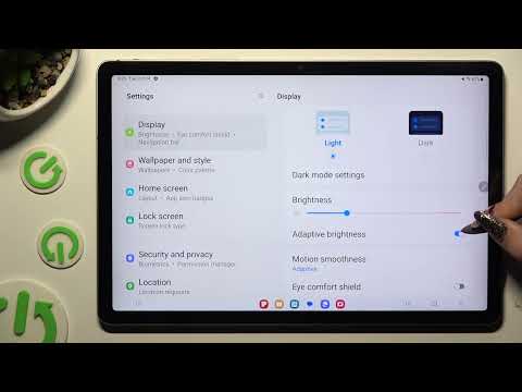 How to Turn On Auto Brightness on SAMSUNG Galaxy Tab S9 FE
