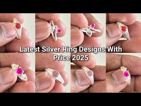 Stylish 925 Silver Ring Designs 💍💍// Trending Silver Rings Collection