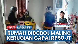 Rumah di Bekasi Dibobol Maling, Aksi 2 Menit Terekam CCTV Sebabkan Kerugian Capai Rp50 Juta