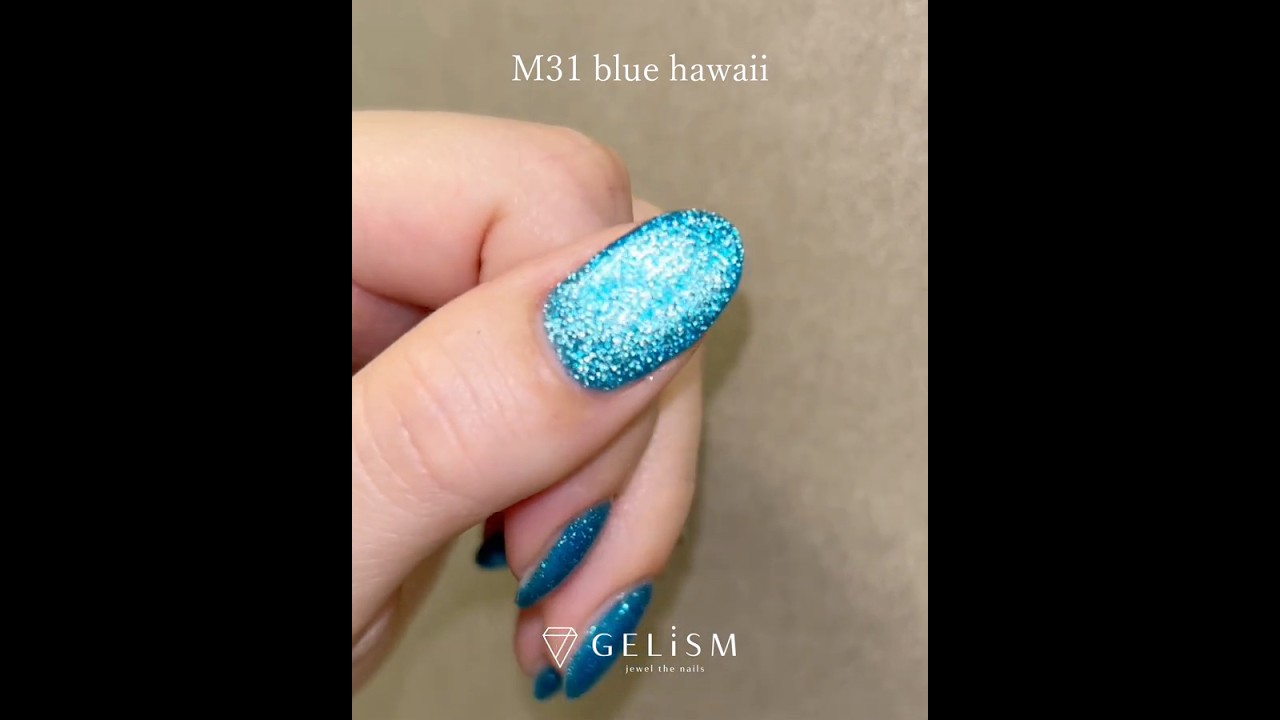 GELiSM ジェルポリッシュ M31 blue hawaii / ブルーハワイ｜D-UP