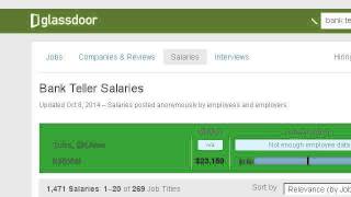 Bank Teller Salary Range